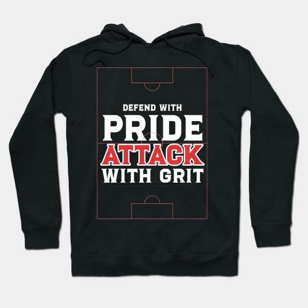 defend with pride Hoodie by Futbolsoccer